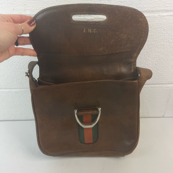 Vintage John F Leather Crossbody Bag - Picture 6 of 10